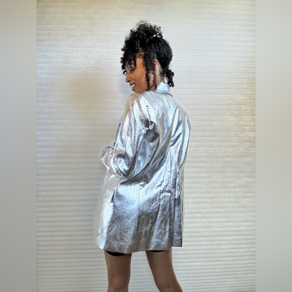 A.L.C. Silver Metallic Blazer - Picture 8 of 16